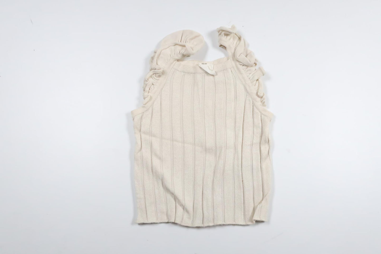 Knitted tank top from H&M - Size 68/74 - Off-white