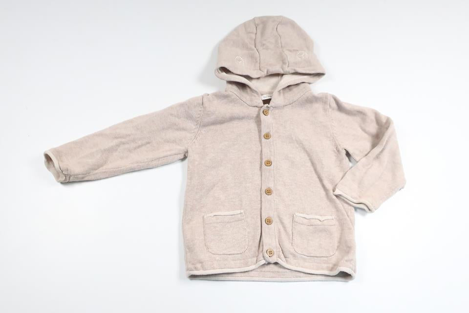 Knitted hoodie from Lupilu - Size 74/80 - Beige