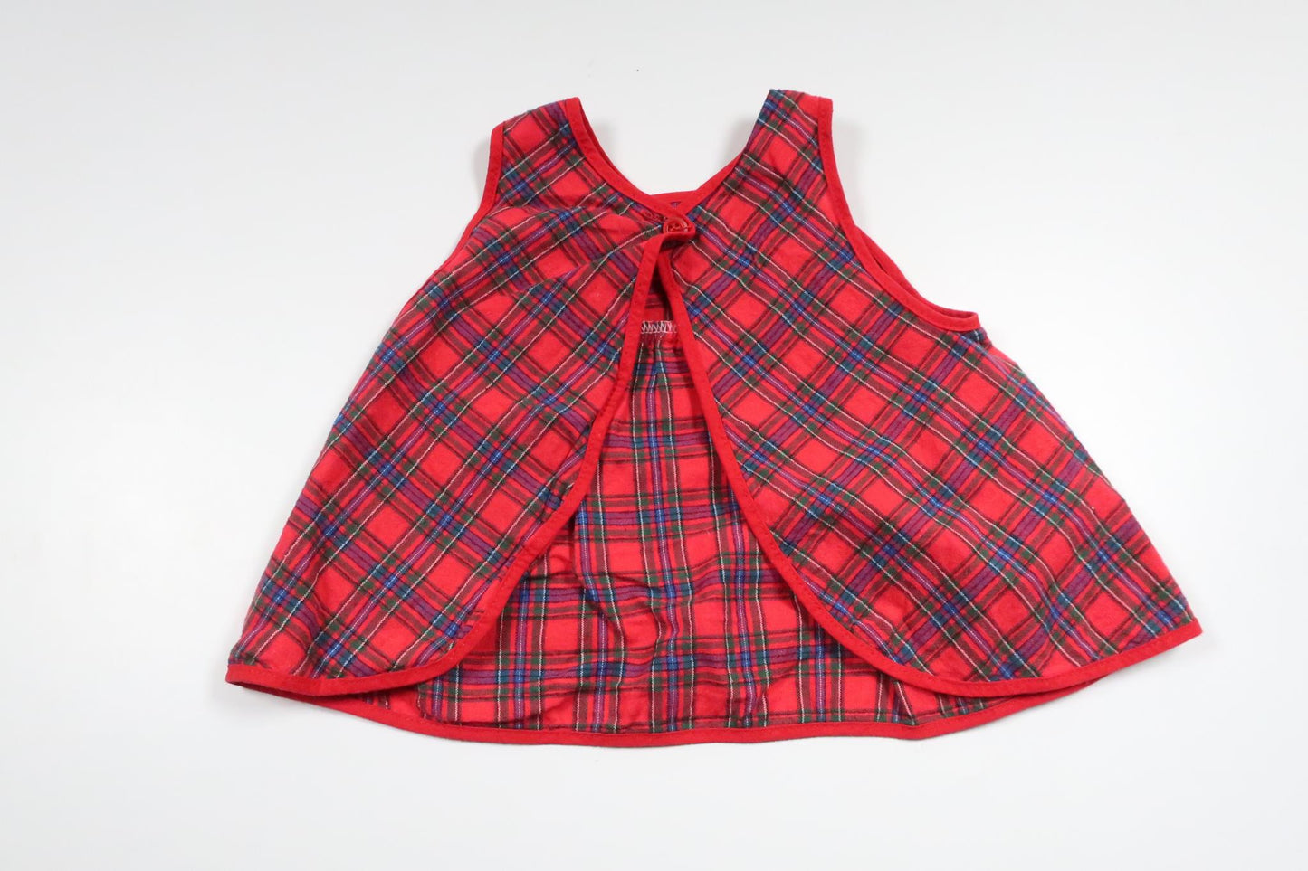 Checkered tunic from Romi Clothing - Size 56/62 - Red