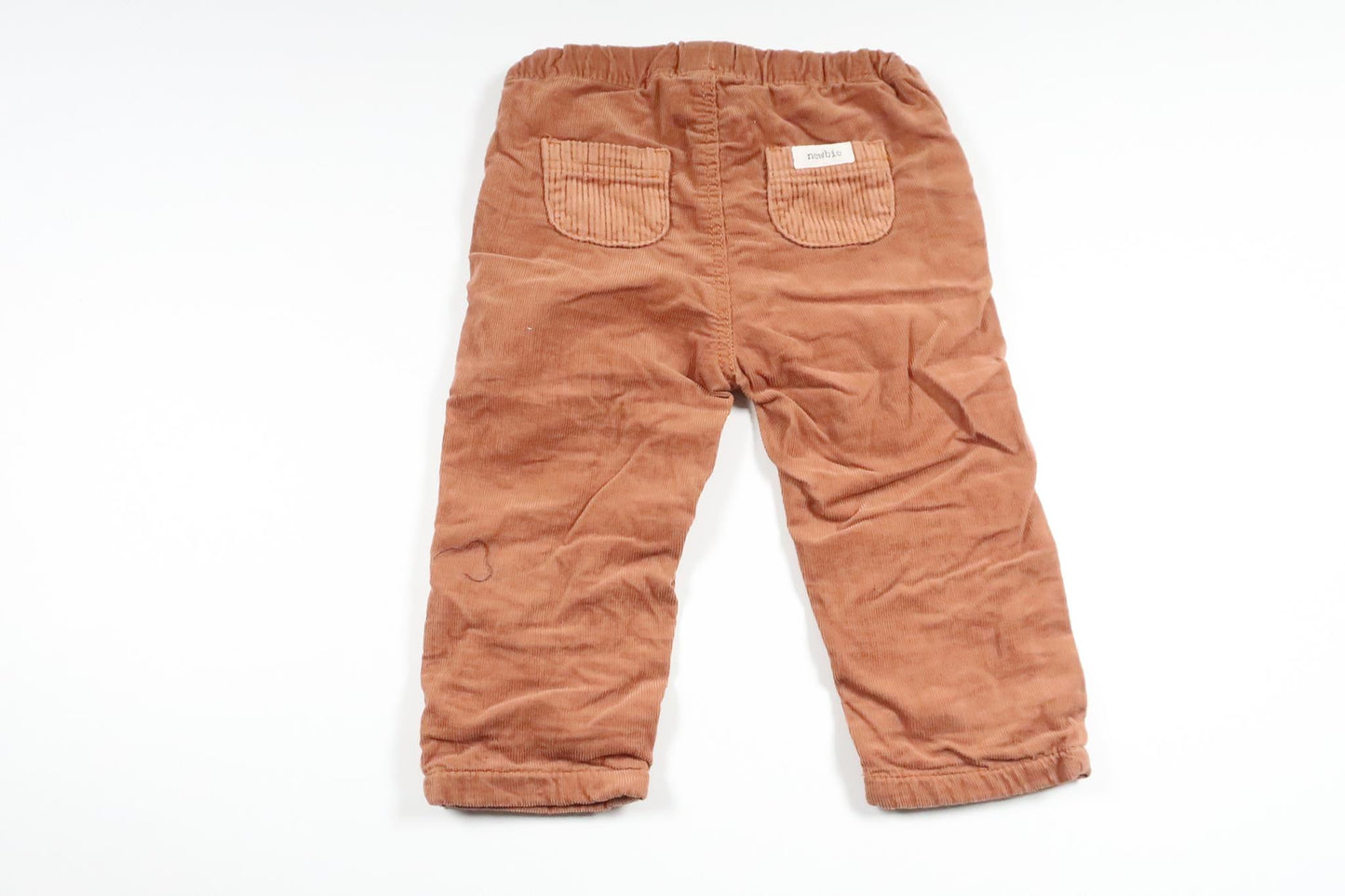 Lined pants from Newbie - Size 68 - Brown