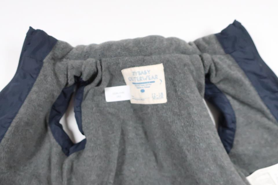 Wattierte Weste von Zybaby Outwear – Größe 74/80 – Marineblau
