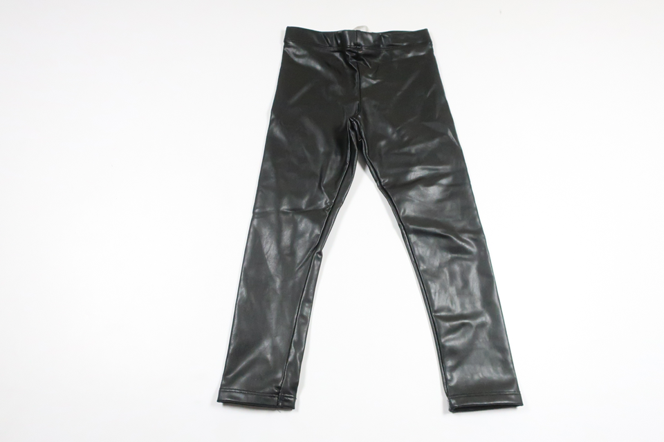 Faux leather trousers from H&M - Size 104 - Black