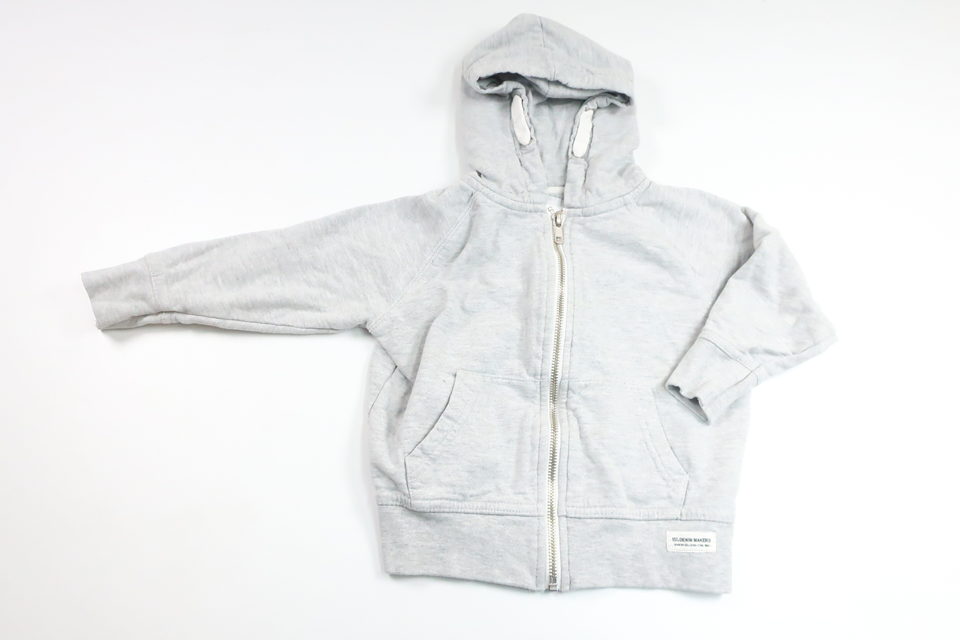 Kapuzenjacke von Lager 157 – Größe 90 – Grau