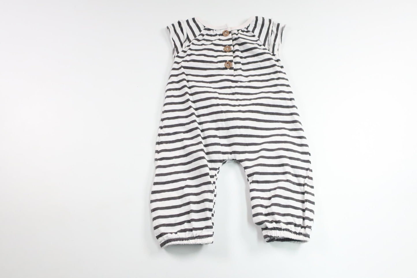 Gestreifter Jumpsuit von Cubus – Größe 26 – Weiß