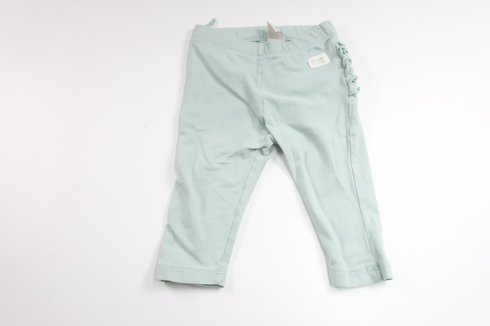 Trousers with ruffles from Lindex - Size 68 - Green