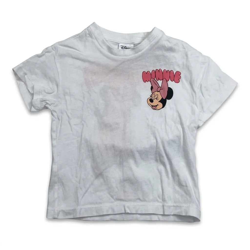 Mönstrad t-shirt från H&M - Storlek 68 - Vit