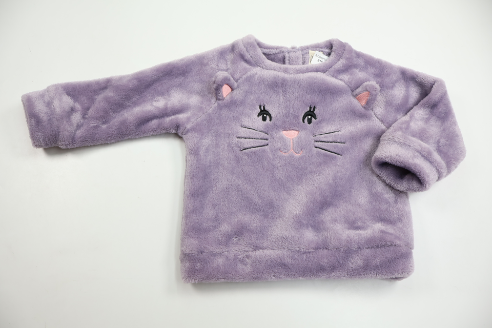 Tröja i fleece från Uniq Baby - Storlek 80 - Lila