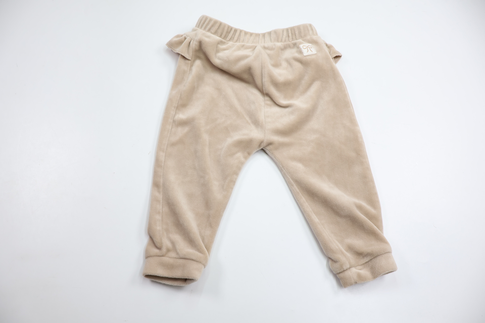 Byxor i velour från Kappahl - Storlek 80 - Beige