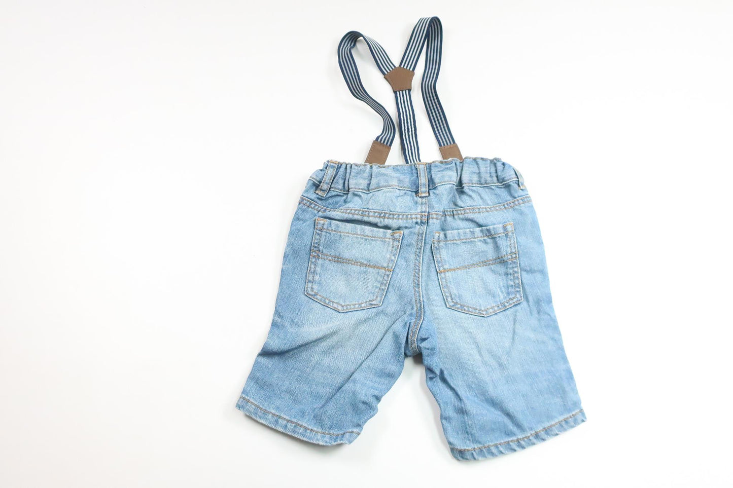 Denim suspender shorts from H&M - Size 80 - Denim