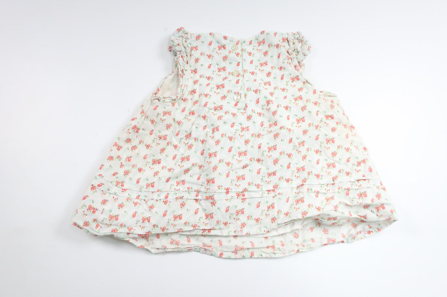Floral tunic from Lindex - Size 74 - Off-white
