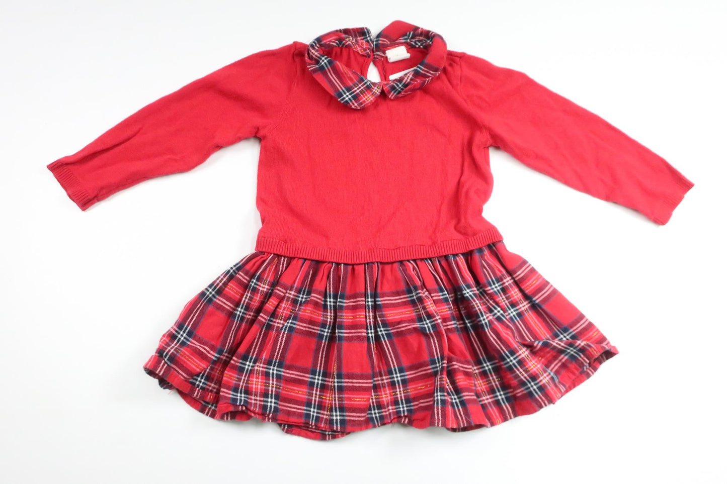 Checked dress from H&M - Size 86 - Red