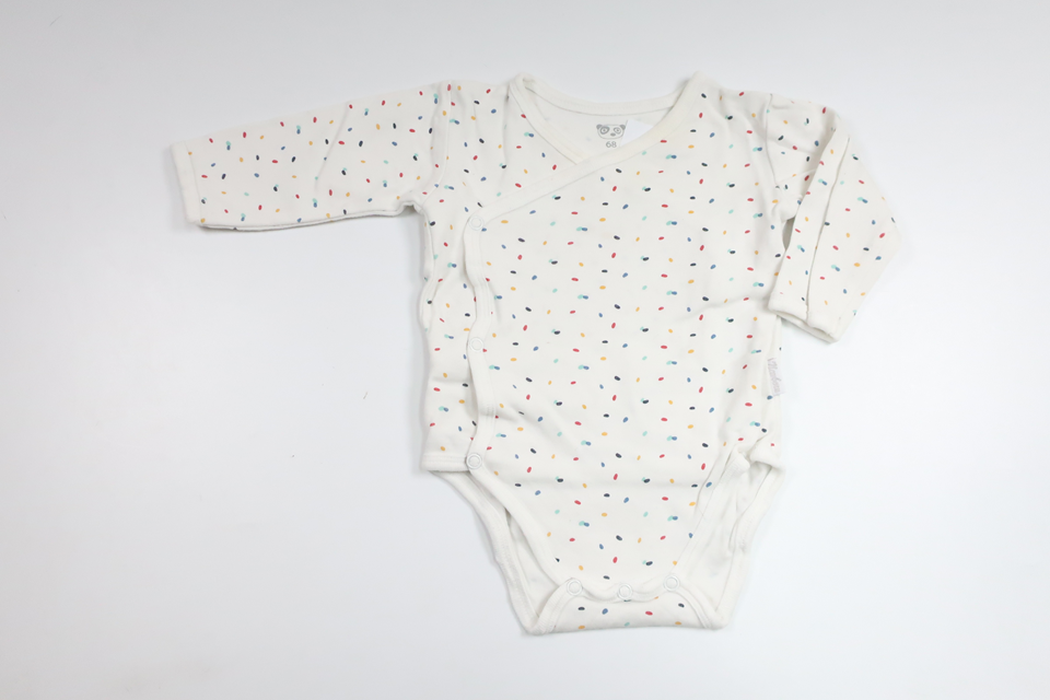 Wrap bodysuit from Newborn - Size 68 - White
