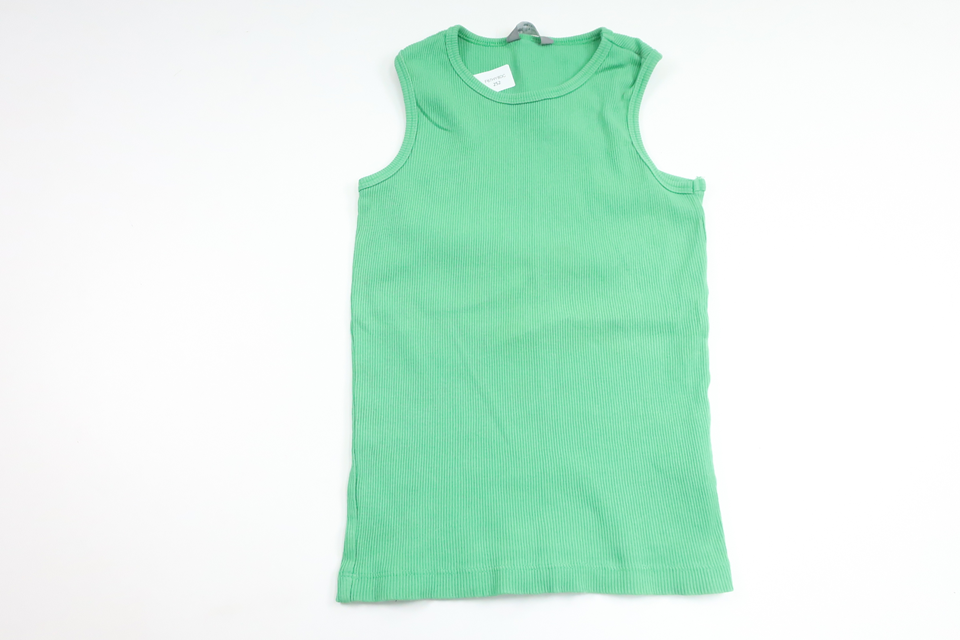 Geripptes Tanktop von Lindex – Größe 110/116 – Grün