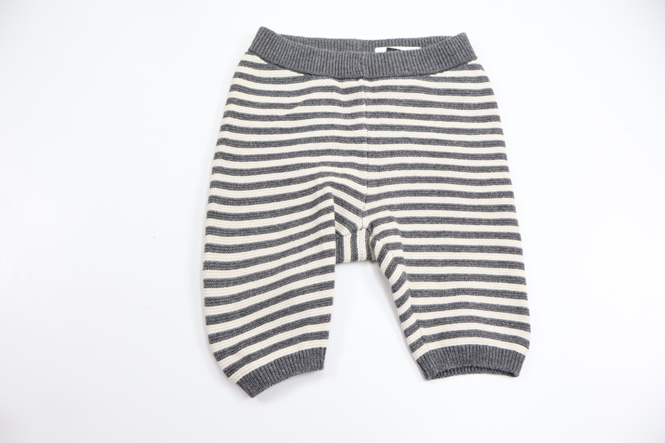 Stickade byxor från H&M - Storlek 56 - Grå