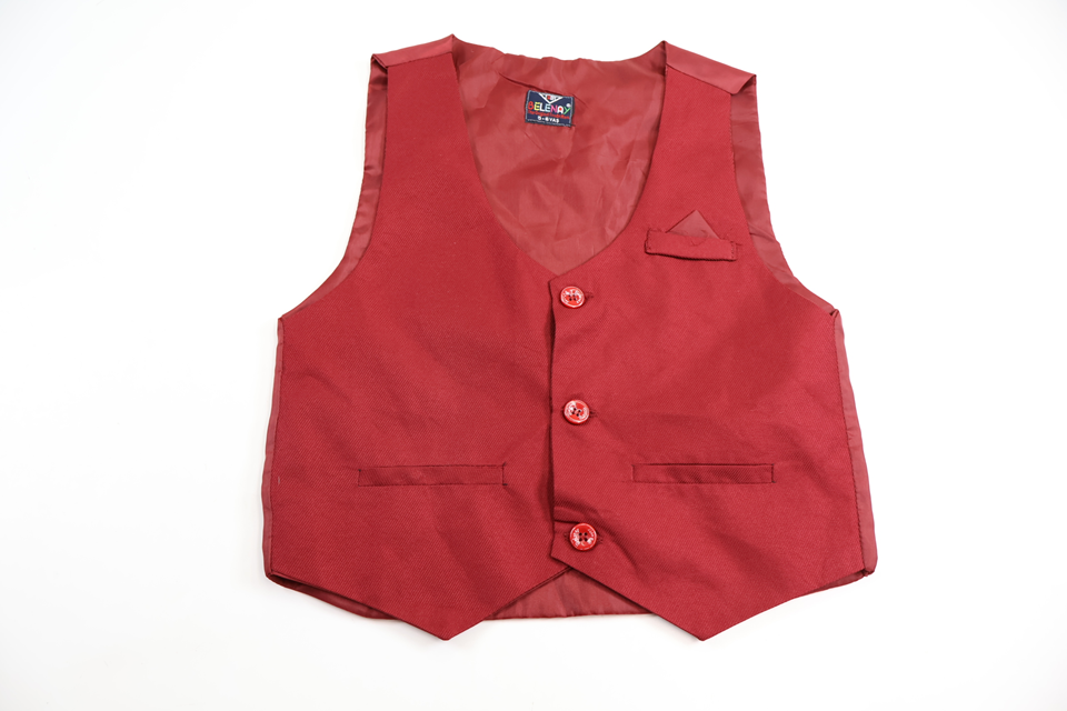 Suit vest from Belena - Size 110/116 - Burgundy