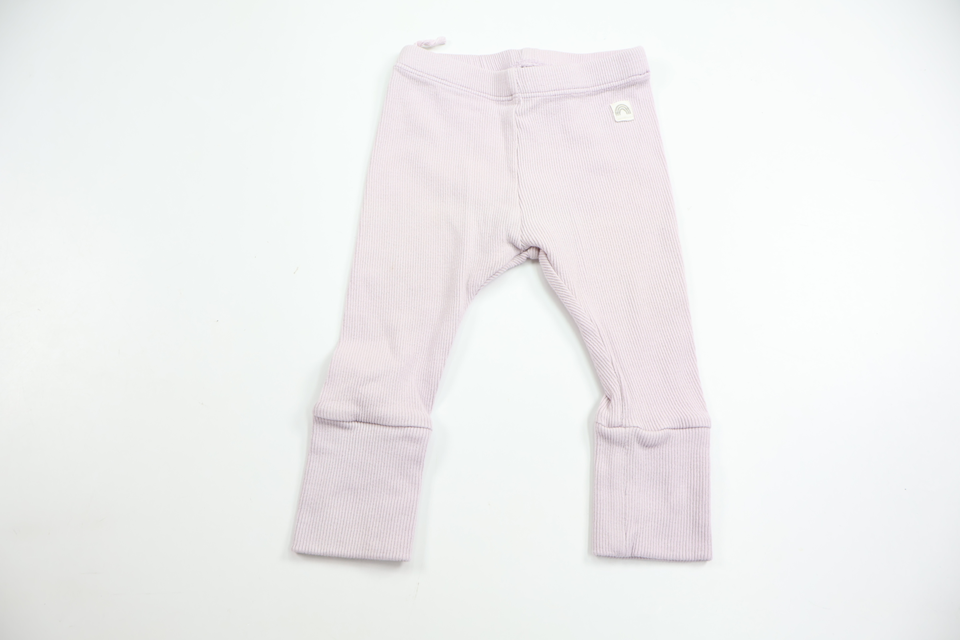 Ribbed trousers from Lindex - Size 62 - Purple