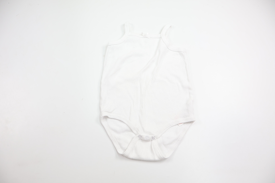 Linen bodysuit from Unknown - Size 80/86 - White