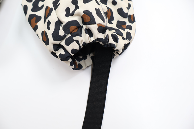 Fleece-lined leopard print overall from Ministars - Size 80 - Off-white