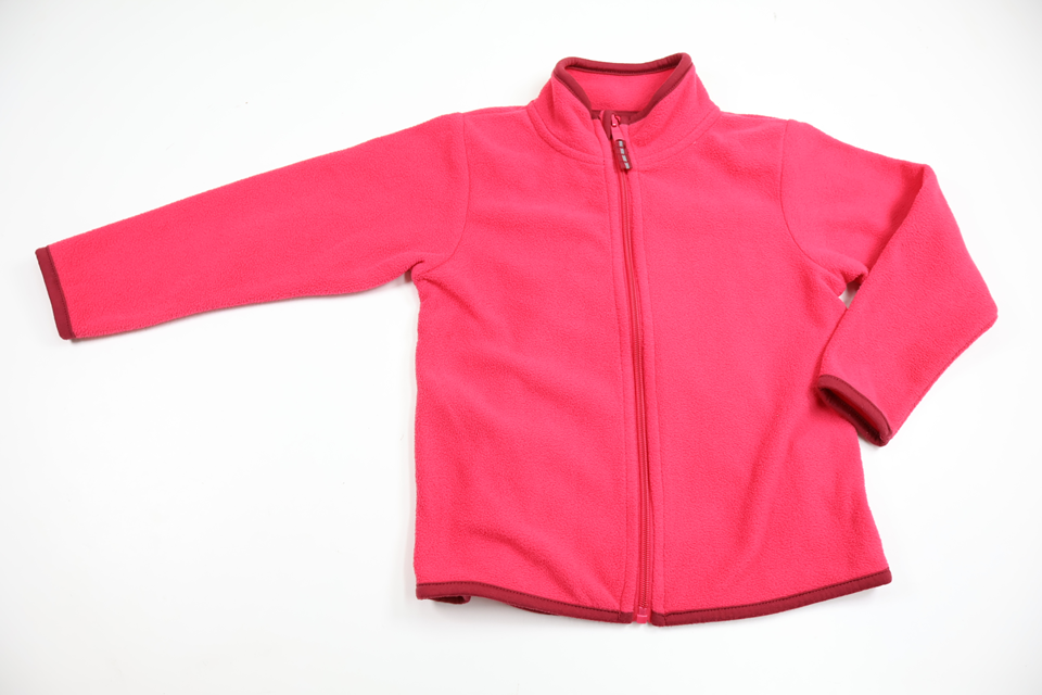 Fleecejacka från My Wear Active - Storlek 110/116 - Rosa