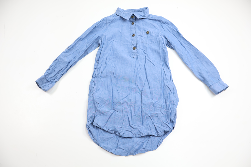 Skjortklänning från H&M - Storlek 116 - Blå
