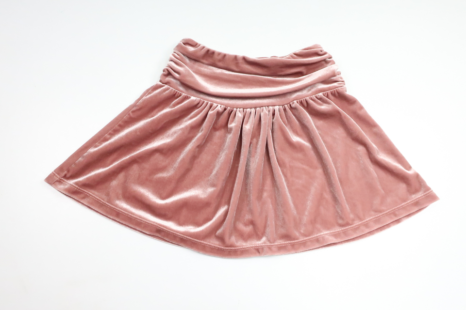 Kjol i velour från Zara - Storlek 122 - Rosa