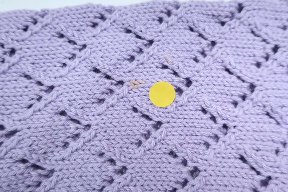 Knitted cardigan from Hemstickat - Size 116/122 - Purple