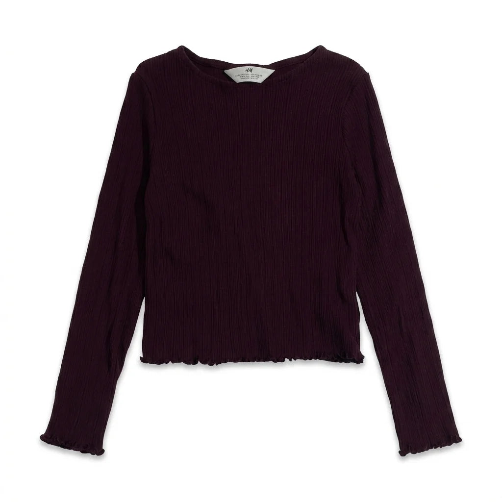 Tröja från H&M - Storlek 110/116 - Vinröd
