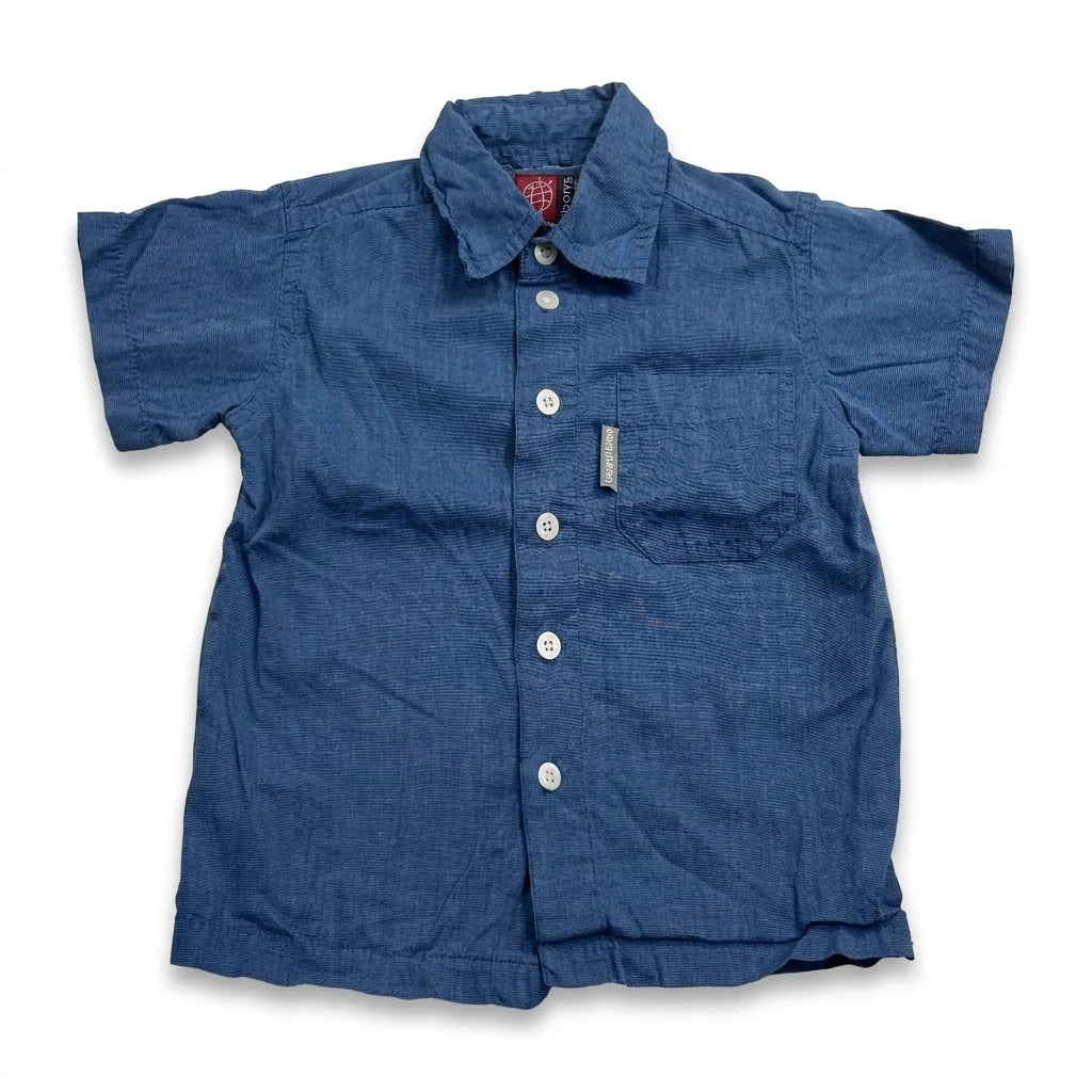 Skjorta från Boys Planet by Lindex - Storlek 92 - Blå