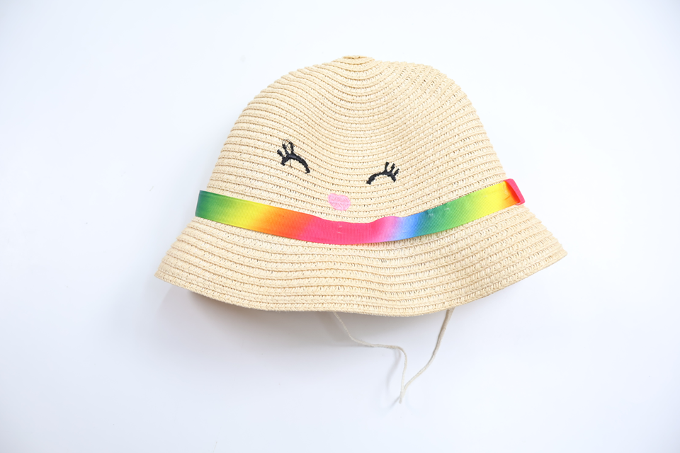 Straw hat from Unknown - Size 110/116 - Beige