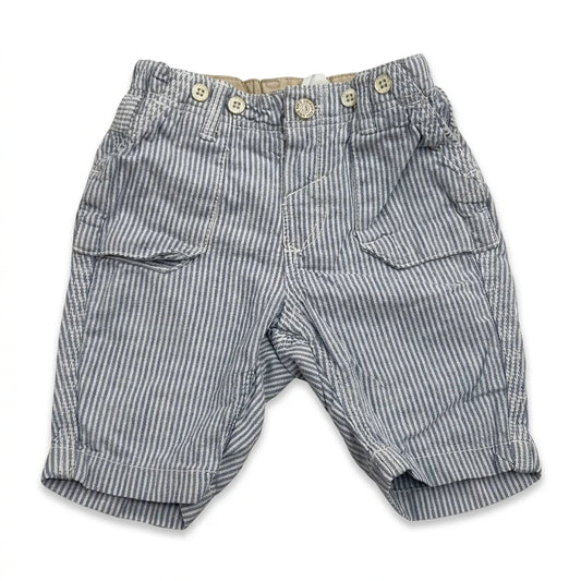 Striped shorts from H&amp;M - Size 74 - Blue