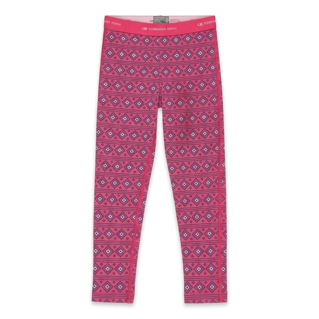 Underwear bottoms in 100% wool from Icebreaker - Size 100/110 - Pink