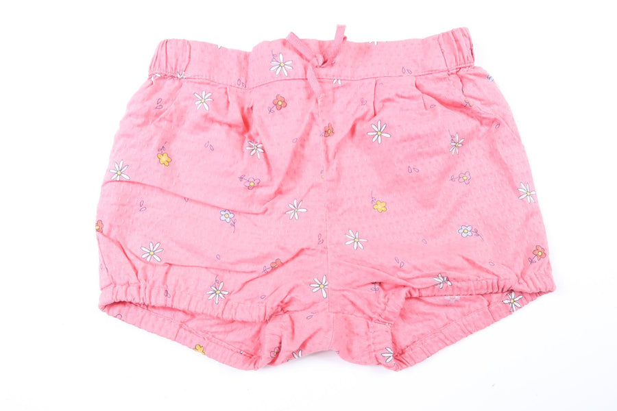 Pink floral shorts from H&M in size 80