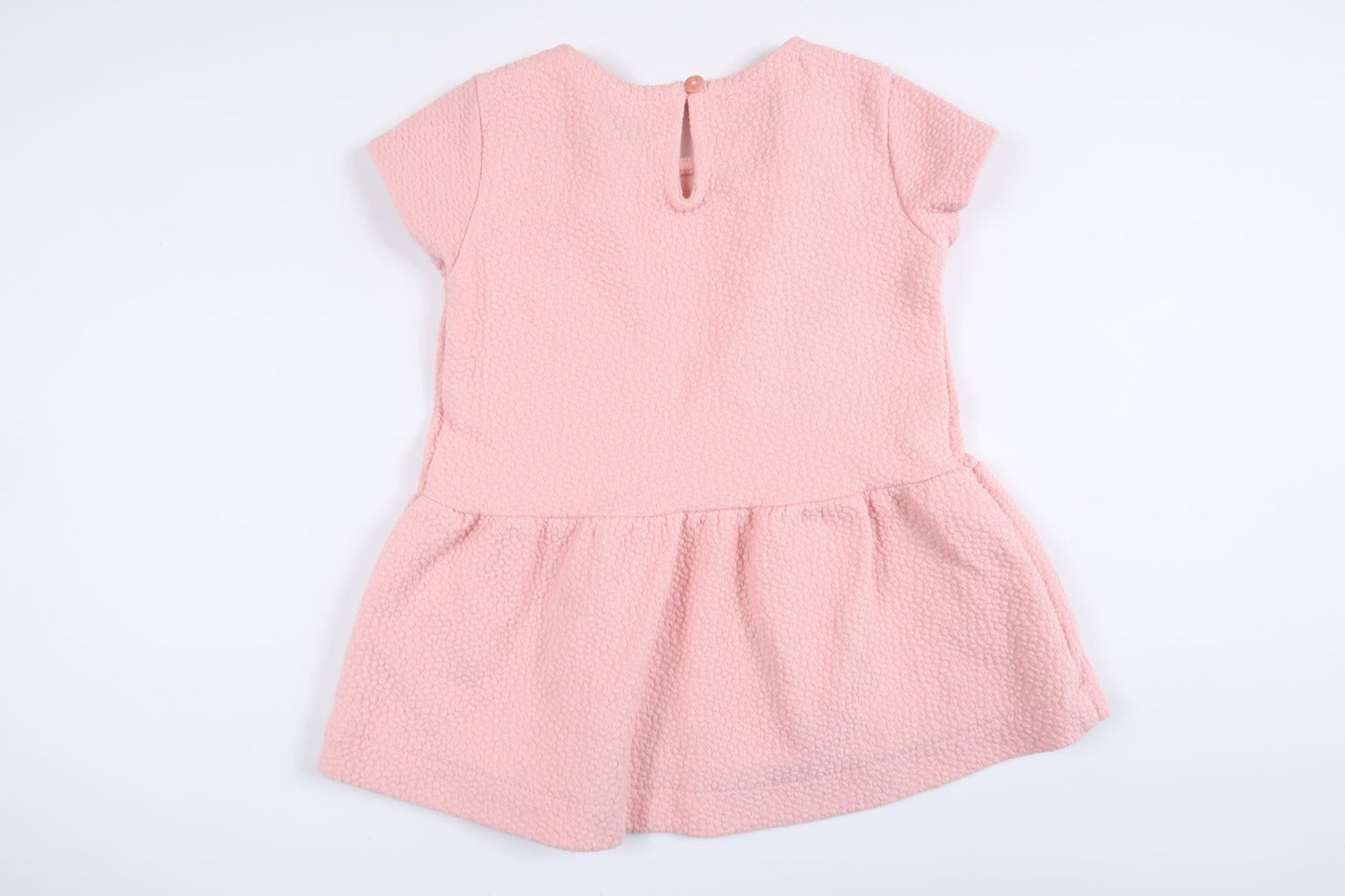 Pink short-sleeved dress from Zara in size 68