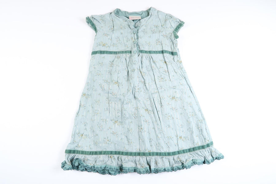 Mint green floral dress from Bon'a parte' Kids in size 80