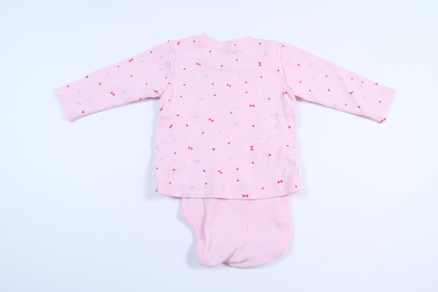 Pink sweater with built-in body from Benetton in size 62/68