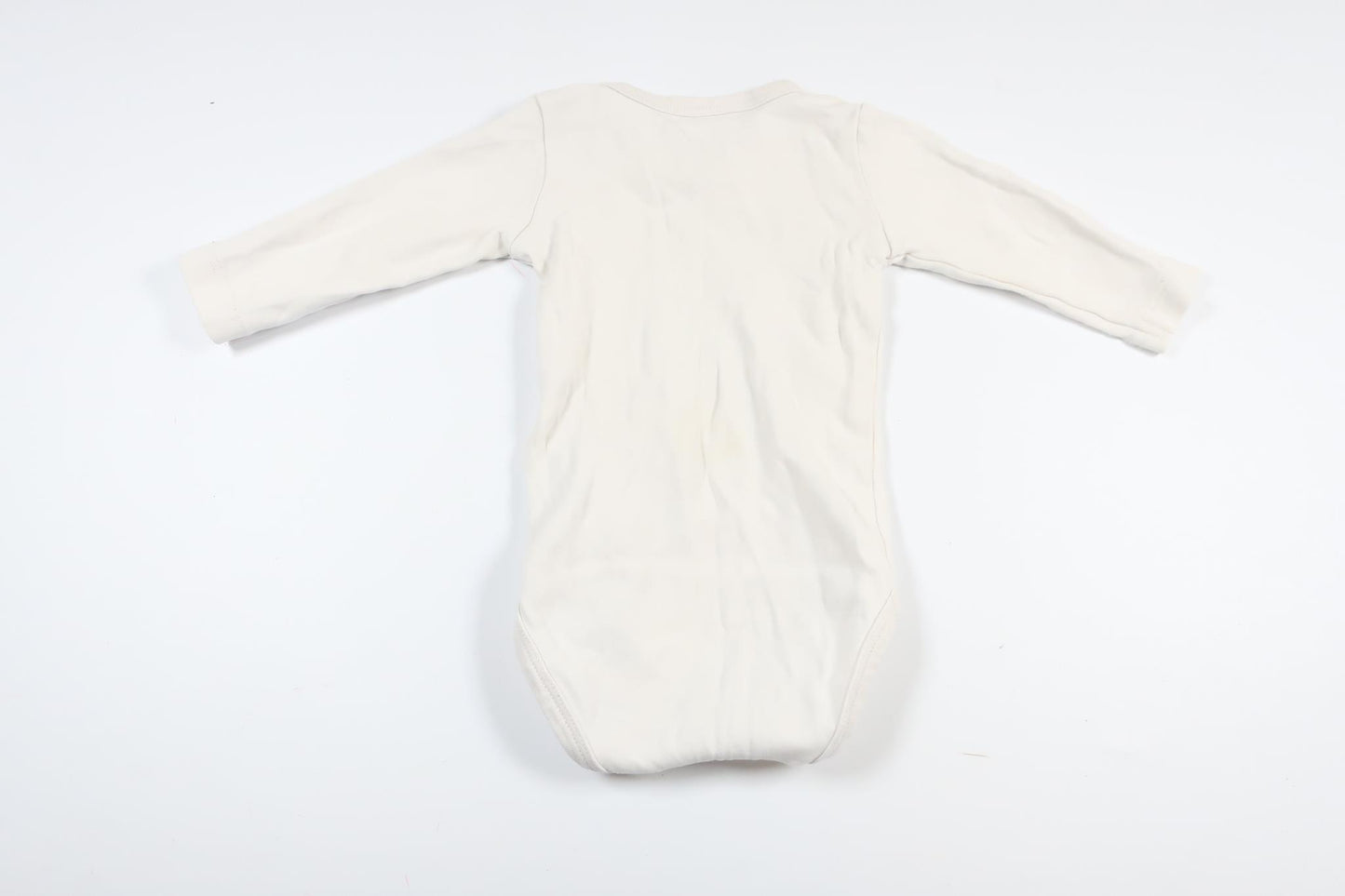 White long-sleeved bodysuit with bear from Name It in size 62