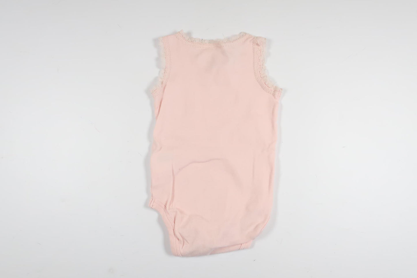 Rosa Leinenbody von Lindex in Größe 62