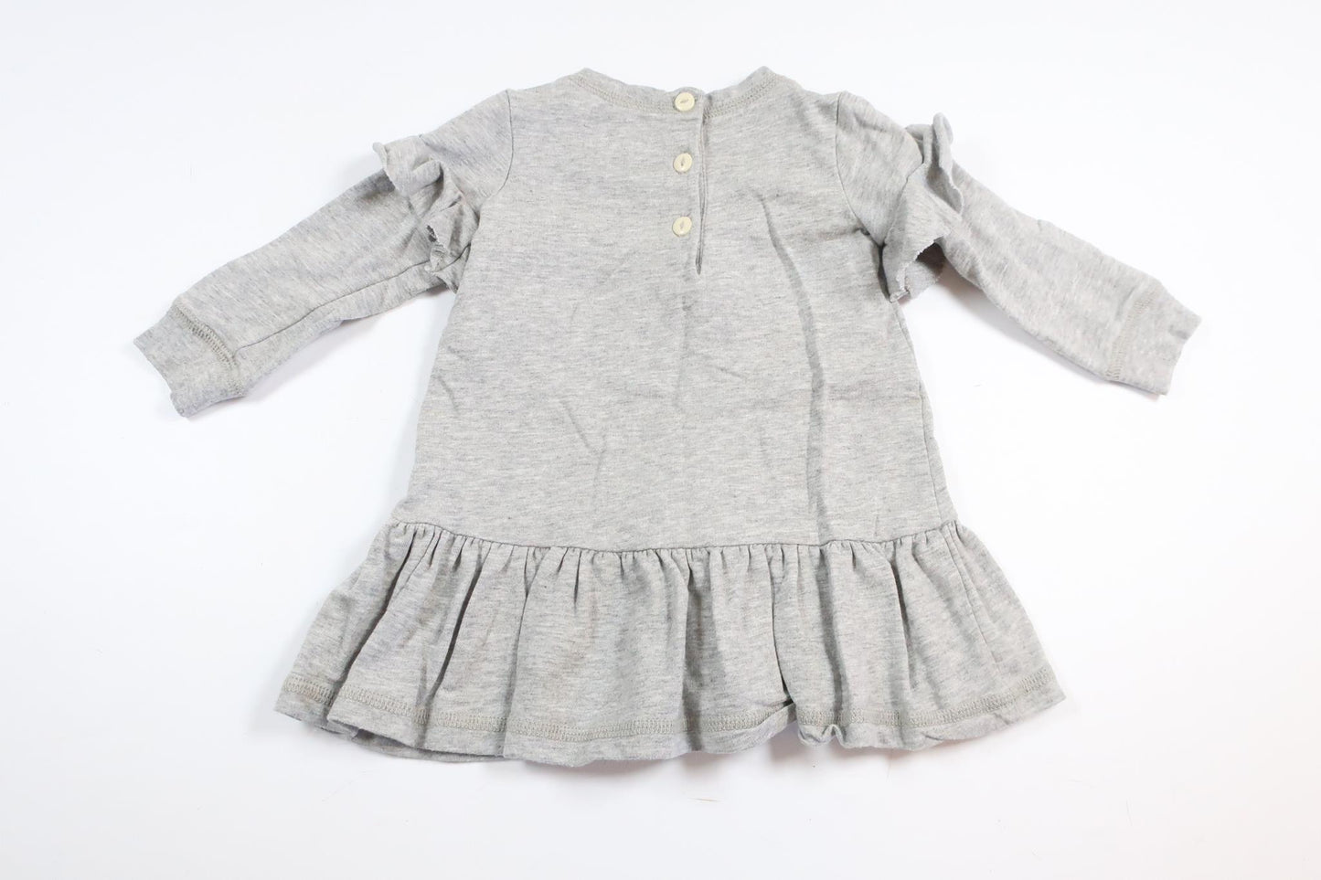 Gray long-sleeved dress from Ralph Lauren in size 6M