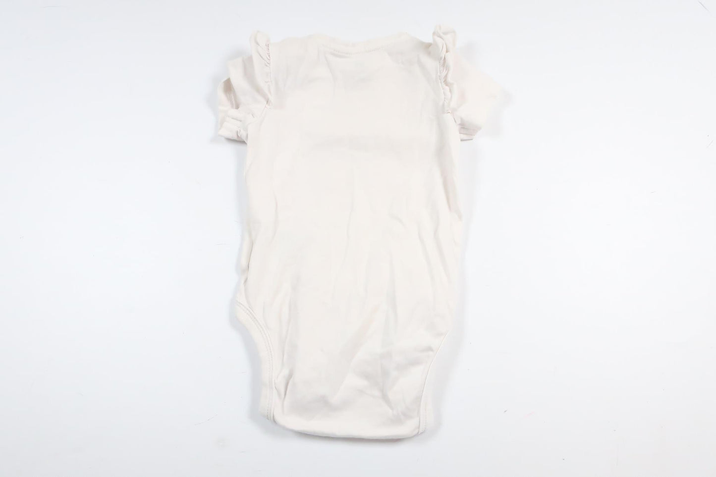 White short-sleeved bodysuit with rabbit from H&amp;M in size 56