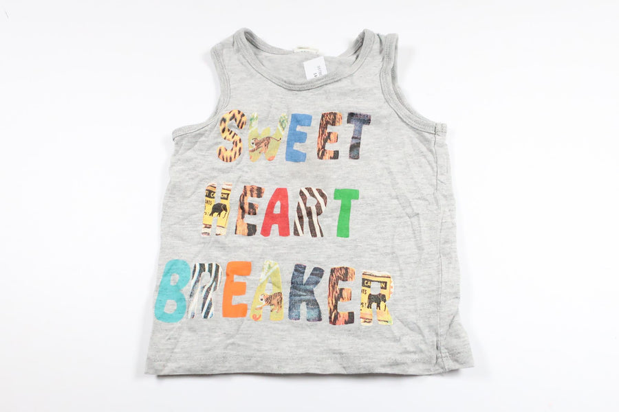 Tank top from H&M - Size 74 - Grey