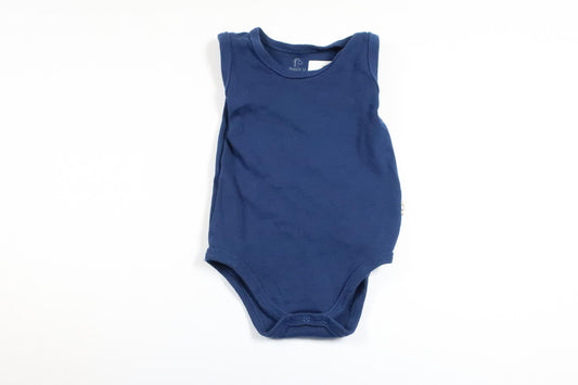 Linen bodysuit from Basic U - Size 62 - Navy blue