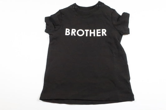 T-shirt "Brother" from H&amp;M - Size 50/56 - Black