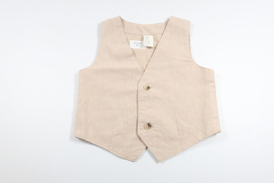 Anzugweste von H&M - Größe 74 - Beige
