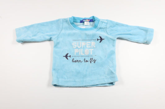 Velour sweater from Lupilu - Size 50/56 - Blue