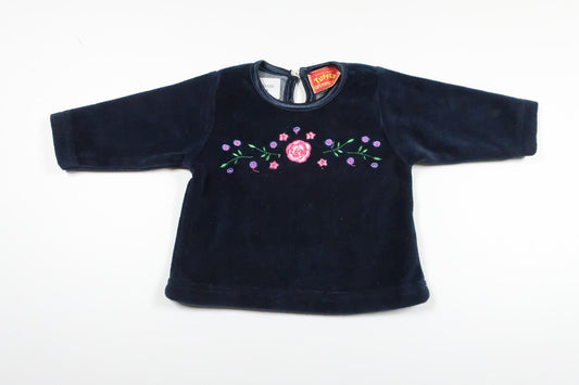 Velour sweater from Tuffer - Size 56 - Navy blue