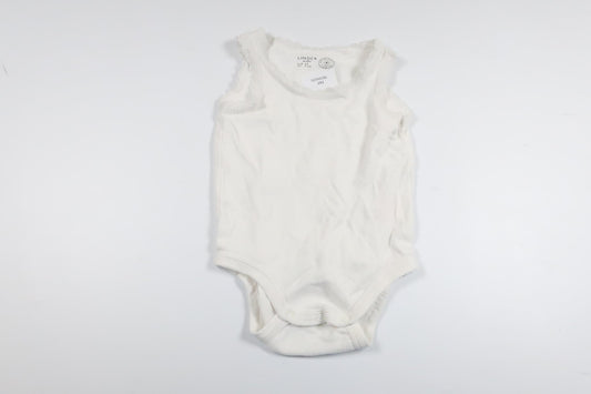 Linen bodysuit from Lindex - Size 62 - White
