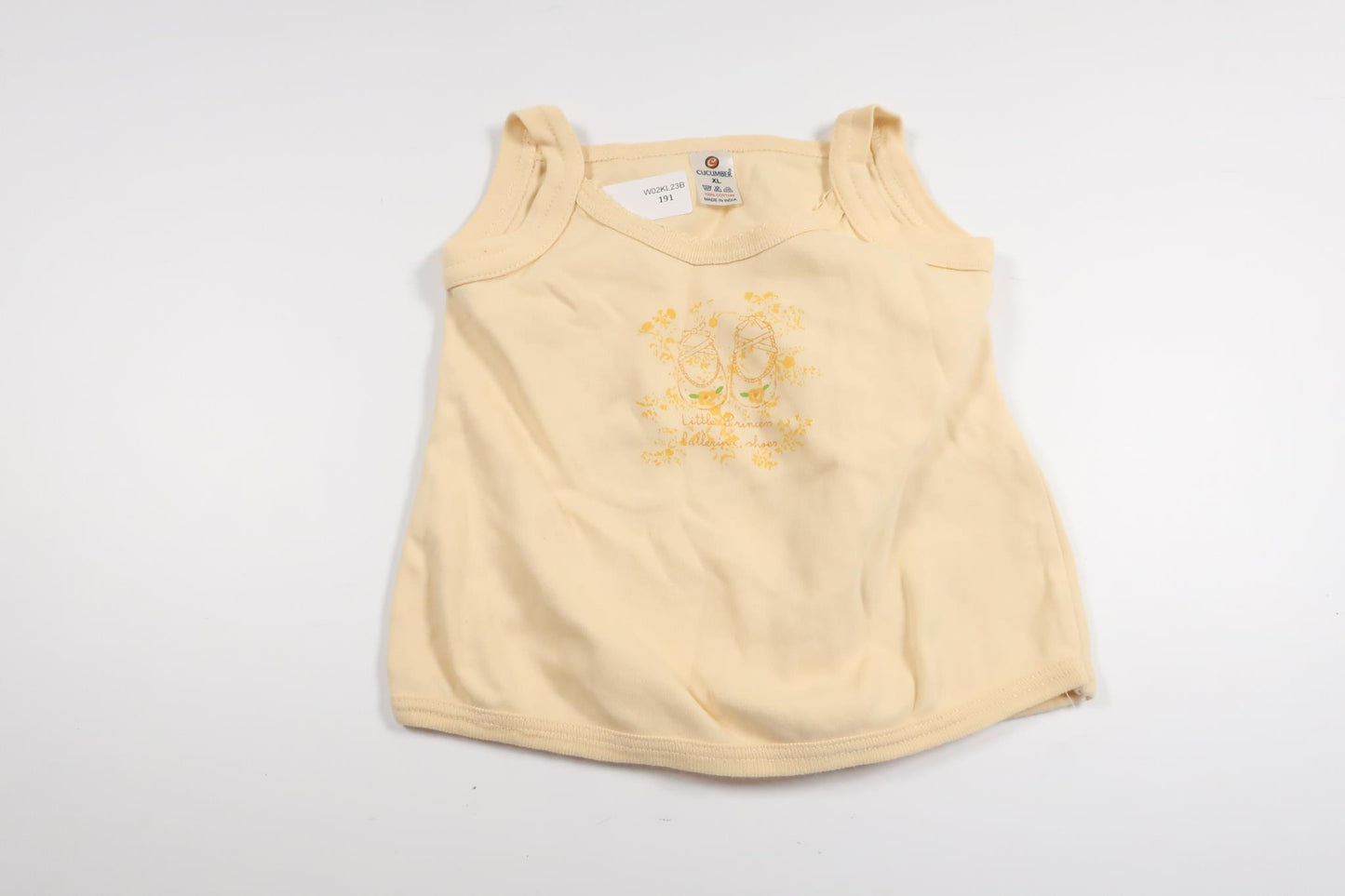 Tanktop von unbekannter Marke – Größe 74/80 – Gelb