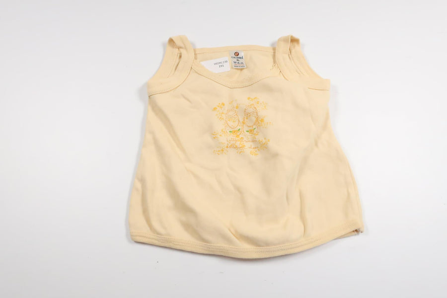 Tanktop von unbekannter Marke – Größe 74/80 – Gelb