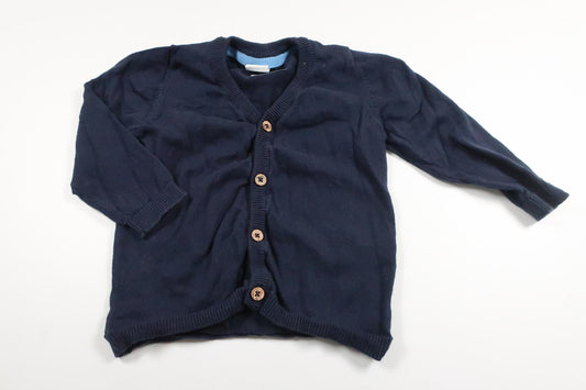 Knitted cardigan from H&amp;M - Size 74 - Navy blue