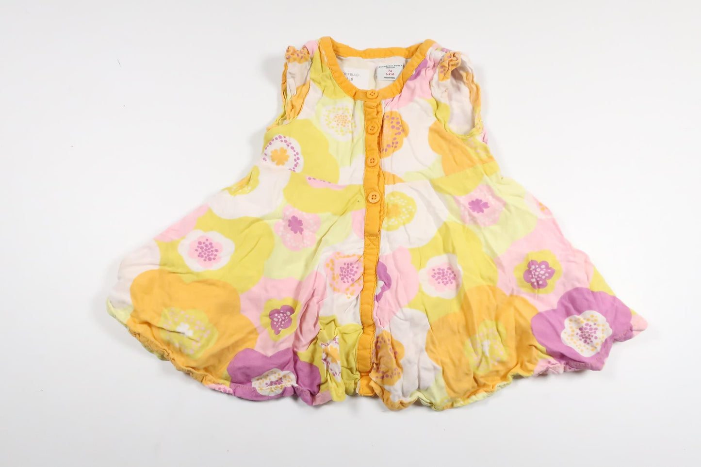 Dress from Polarn o. Pyret - Size 74 - Yellow